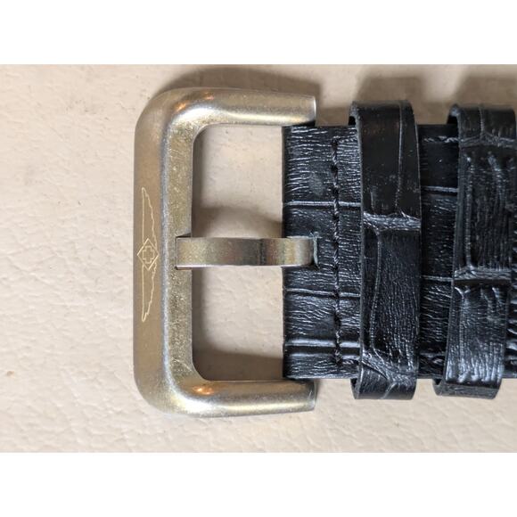 Rare Invicta Russian Diver 17649 Distressed Gunmetal Brown Black Leather Band - Picture 6 of 7